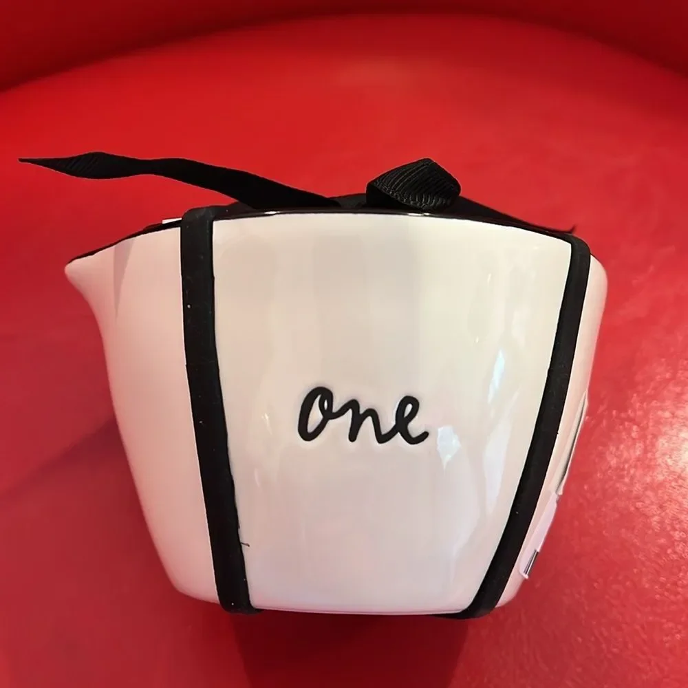 Rae Dunn Black and White Witch’s Broom Measuring Cups